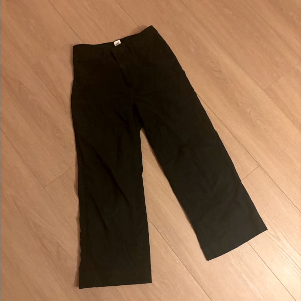 Gap High Rise Wide Leg Black Pants